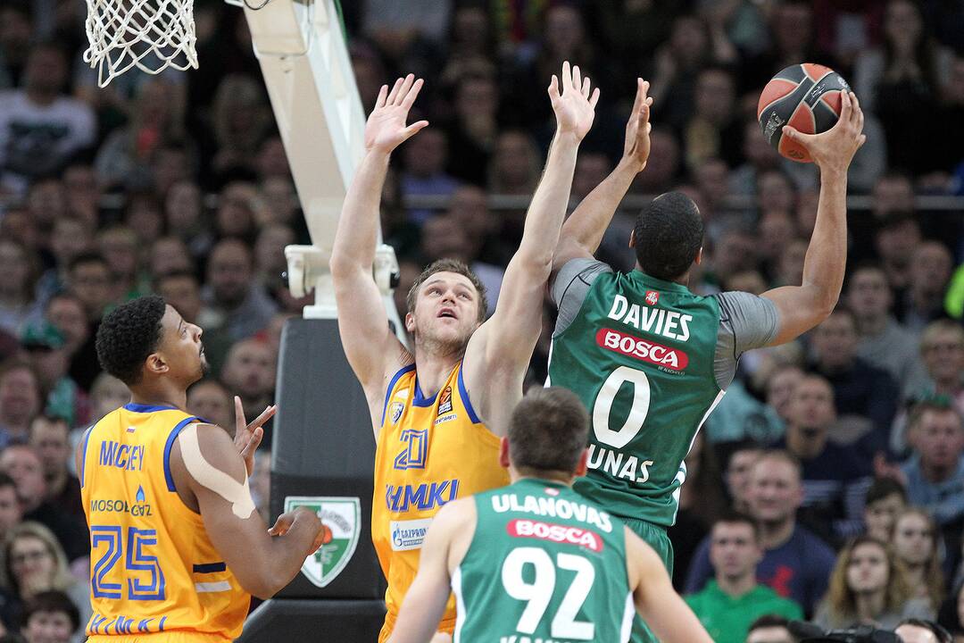 Eurolyga: „Žalgiris“ – „Chimki“ 83:84