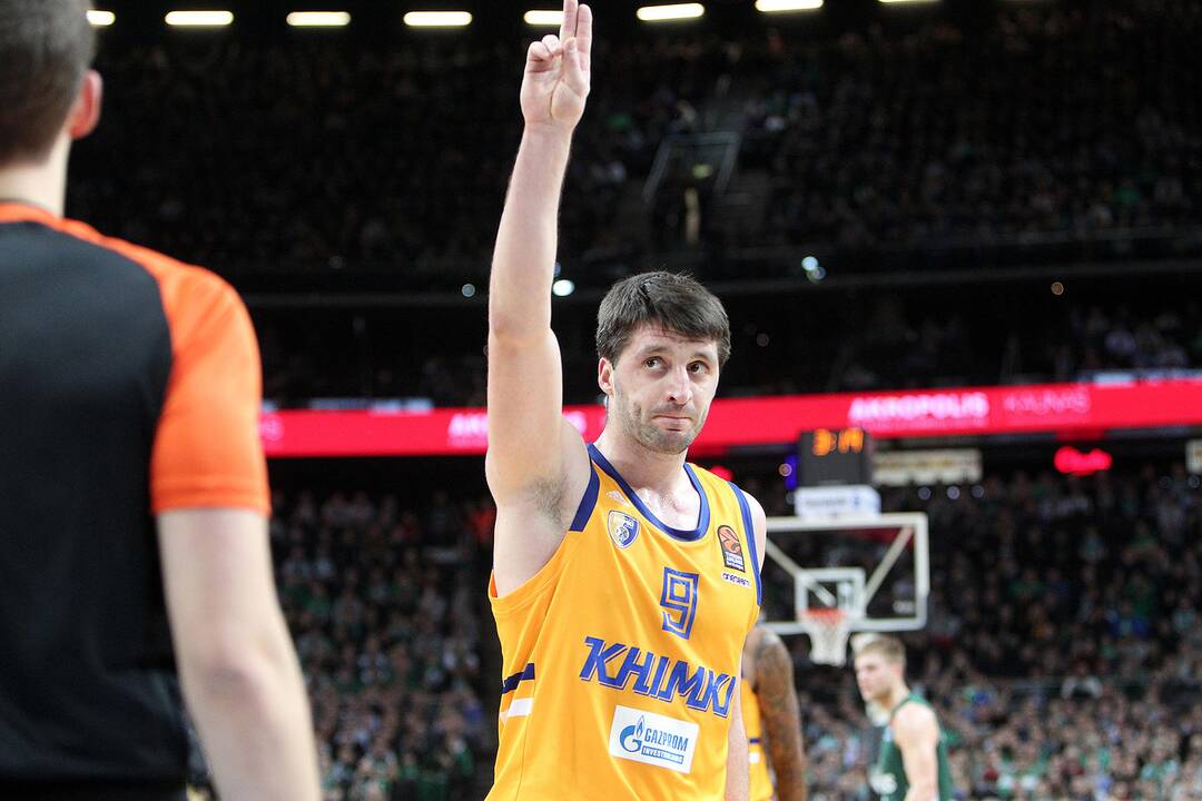 Eurolyga: „Žalgiris“ – „Chimki“ 83:84
