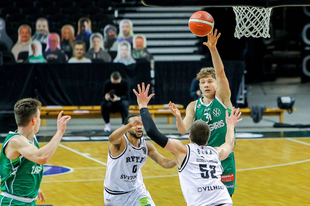 LKL: „Žalgiris“ – „Rytas“ 85:86