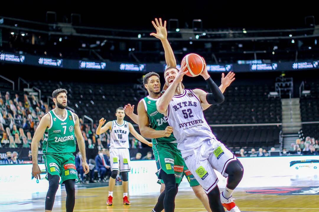 LKL: „Žalgiris“ – „Rytas“ 85:86