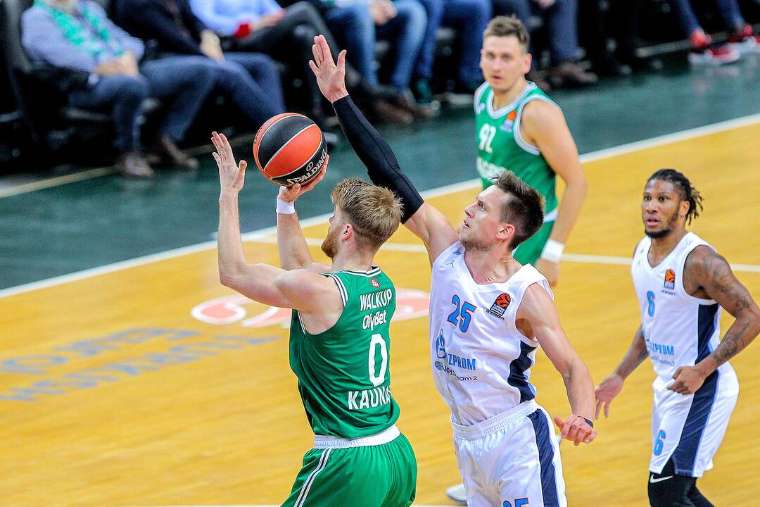 Eurolyga: „Žalgiris“ – „Zenit“ 70:82