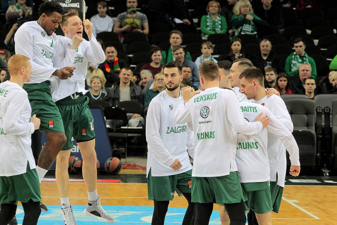 Eurolyga: „Žalgiris“ – „Budučnost“ 84:76