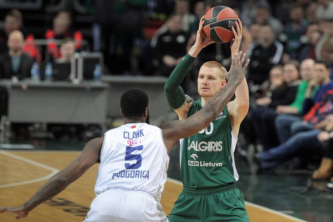 Eurolyga: „Žalgiris“ – „Budučnost“ 84:76