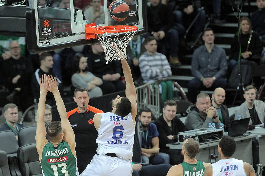 Eurolyga: „Žalgiris“ – „Budučnost“ 84:76