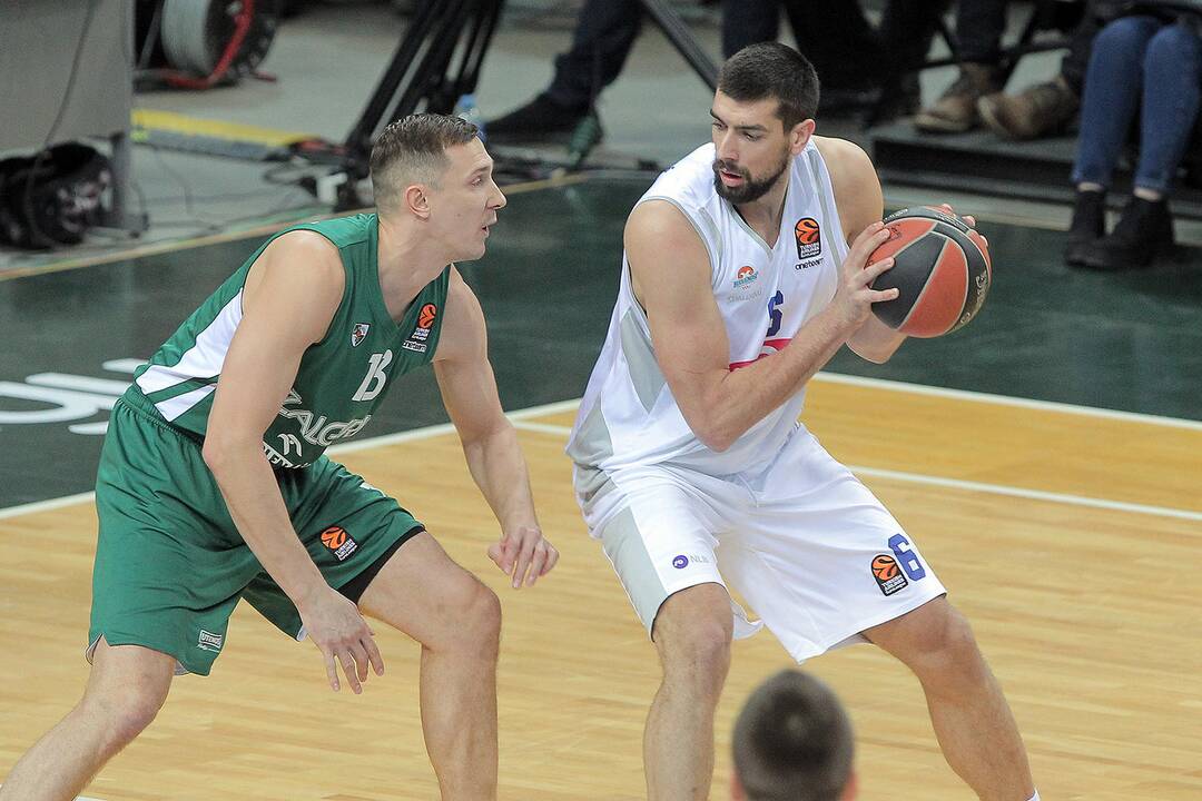 Eurolyga: „Žalgiris“ – „Budučnost“ 84:76