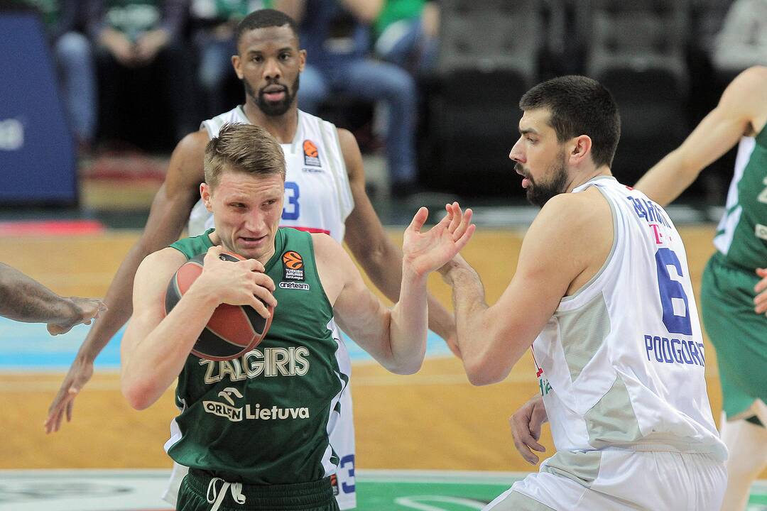 Eurolyga: „Žalgiris“ – „Budučnost“ 84:76