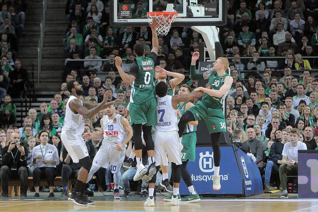 Eurolyga: „Žalgiris“ – „Budučnost“ 84:76