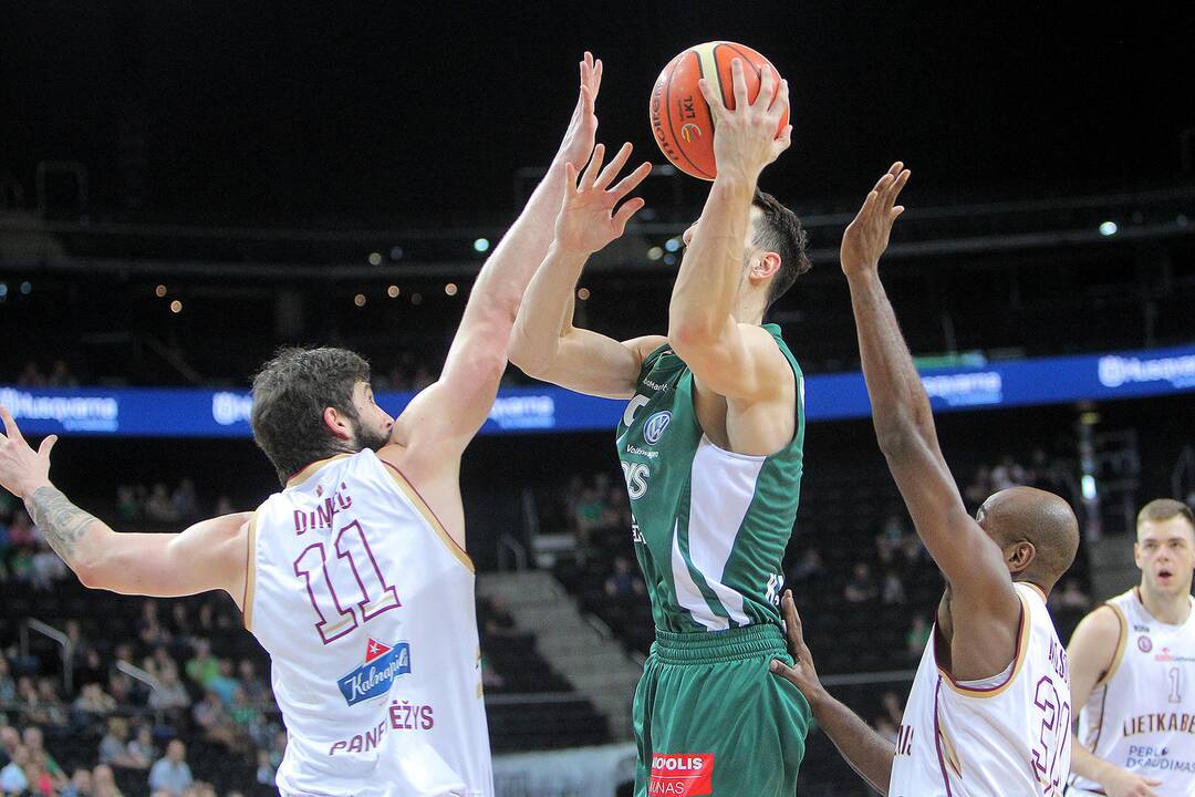 LKL pusfinalis: „Žalgiris“ – „Lietkabelis“ 78:58