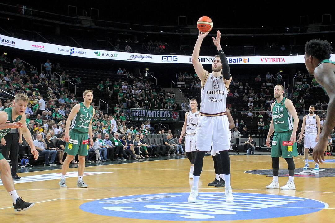 LKL pusfinalis: „Žalgiris“ – „Lietkabelis“ 78:58