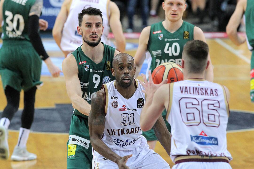 LKL pusfinalis: „Žalgiris“ – „Lietkabelis“ 78:58