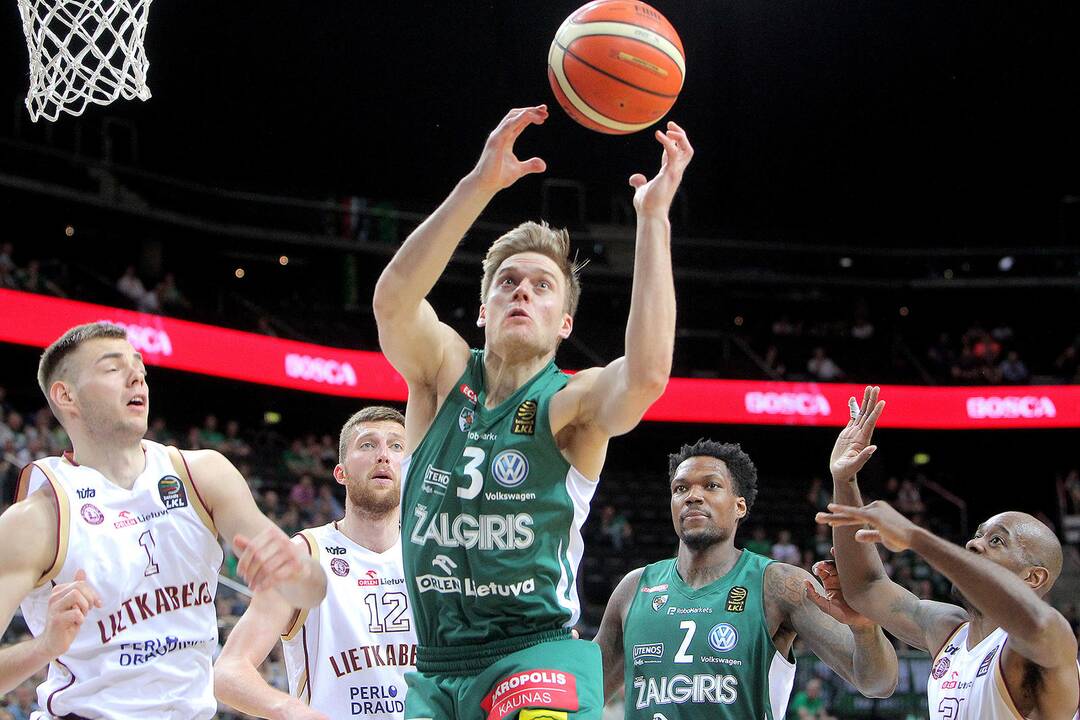 LKL pusfinalis: „Žalgiris“ – „Lietkabelis“ 78:58