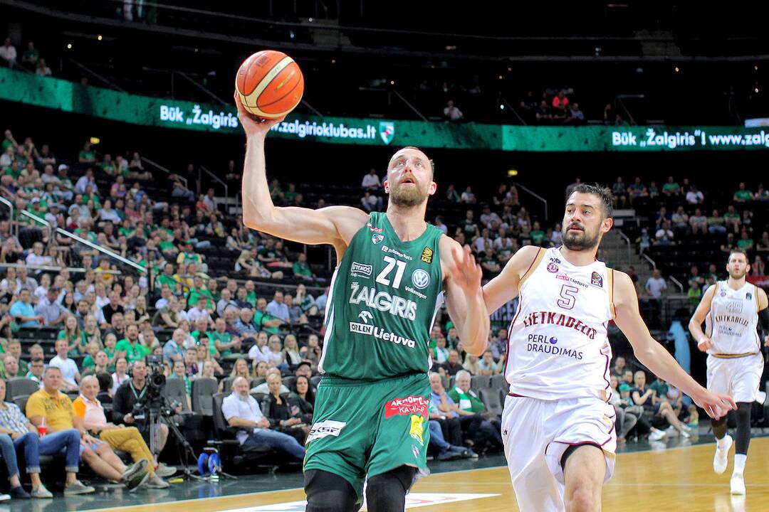 LKL pusfinalis: „Žalgiris“ – „Lietkabelis“ 78:58