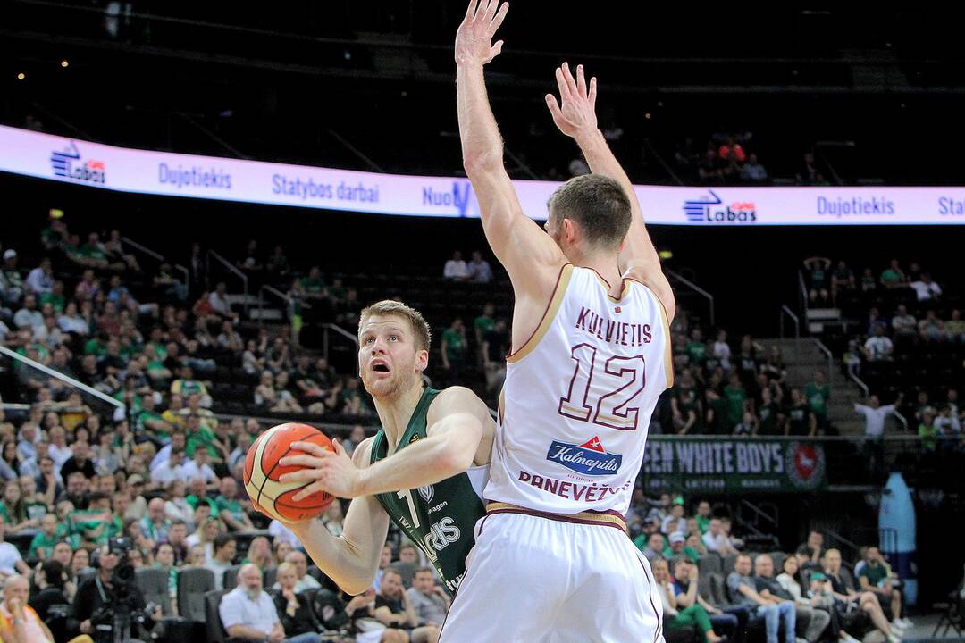 LKL pusfinalis: „Žalgiris“ – „Lietkabelis“ 78:58