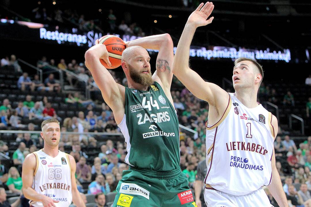 LKL pusfinalis: „Žalgiris“ – „Lietkabelis“ 78:58