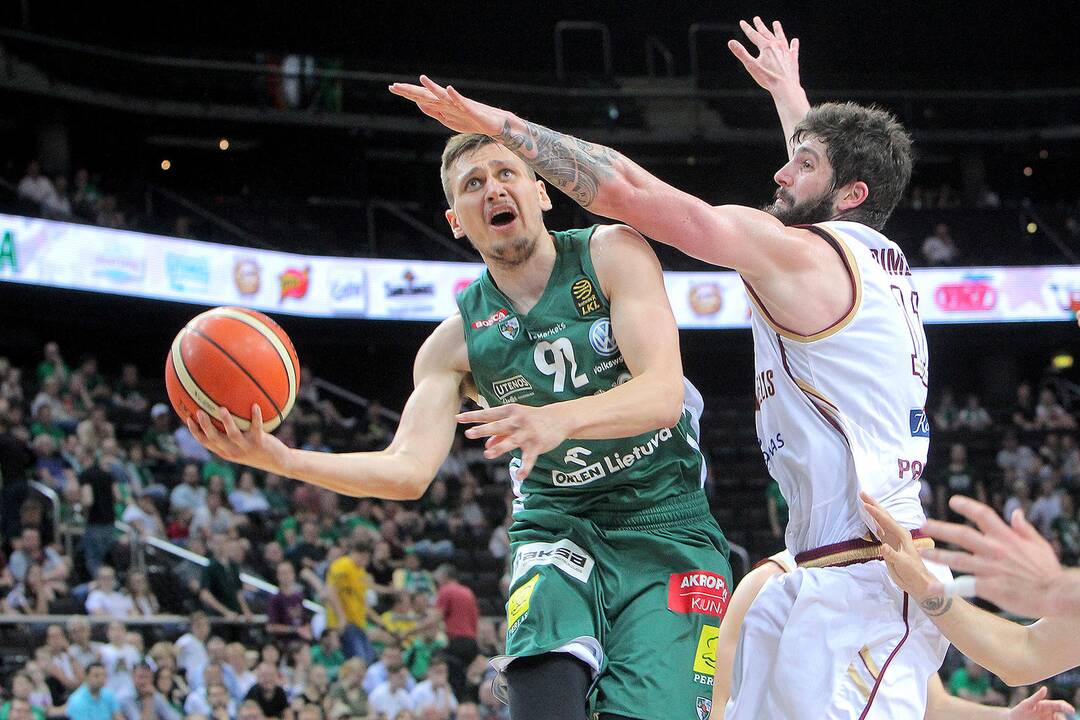 LKL pusfinalis: „Žalgiris“ – „Lietkabelis“ 78:58