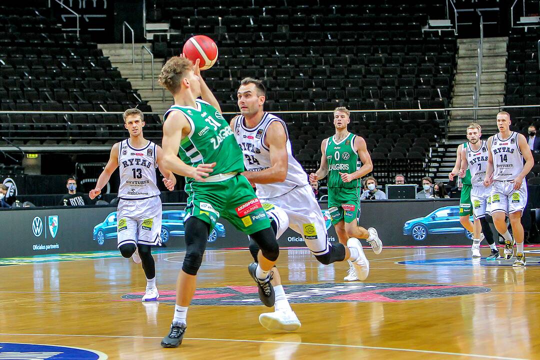 LKL: „Žalgiris“ – „Rytas“ 92:45