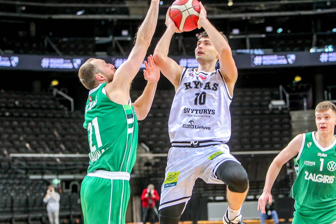 LKL: „Žalgiris“ – „Rytas“ 92:45