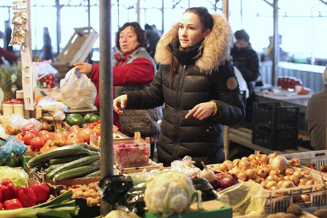 Žaliakalnio turgus artėjant šventėms