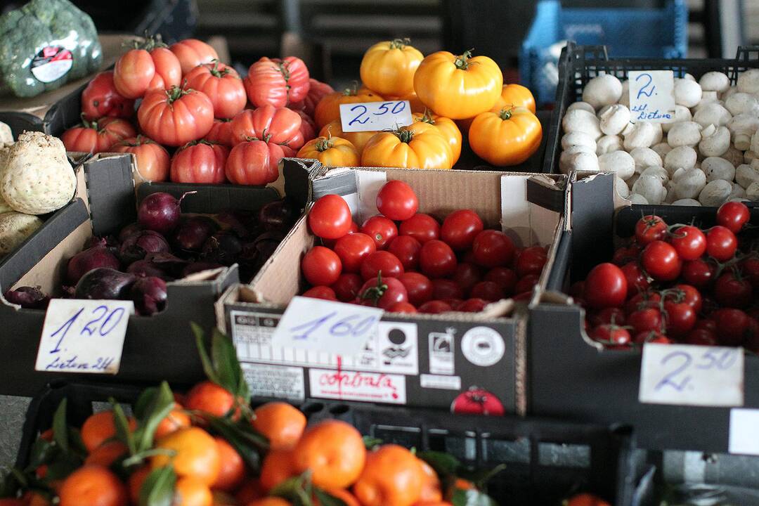 Žaliakalnio turgus artėjant šventėms