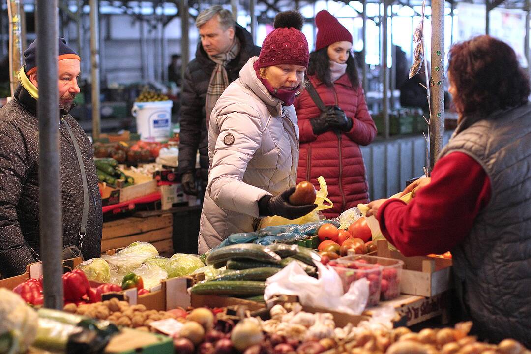 Žaliakalnio turgus artėjant šventėms