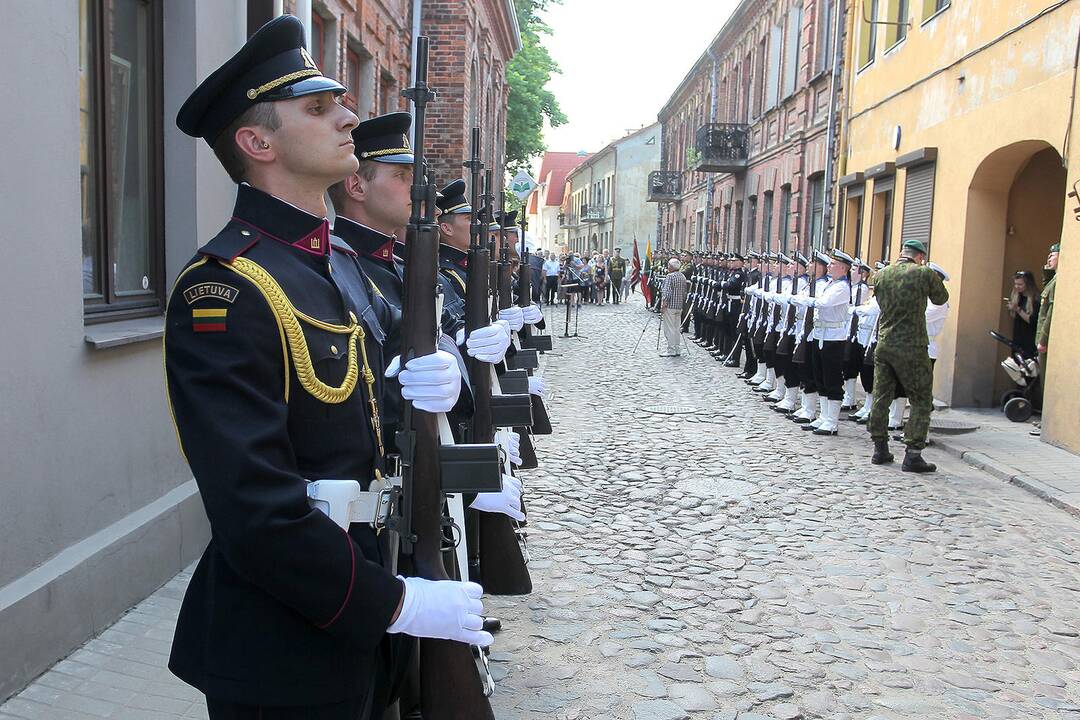 Žydų karių-savanorių pagerbimas Kaune