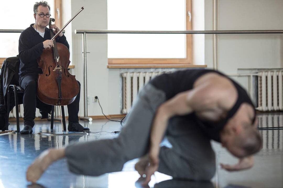 „Guarneri“ violončelių duetas: S.Forsbergas ir V.Sondeckis.