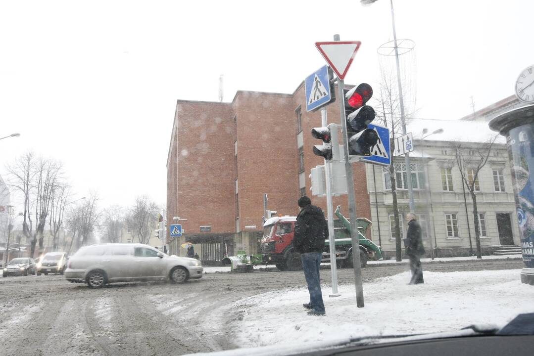 Šviesoforų darbą dar koreguos