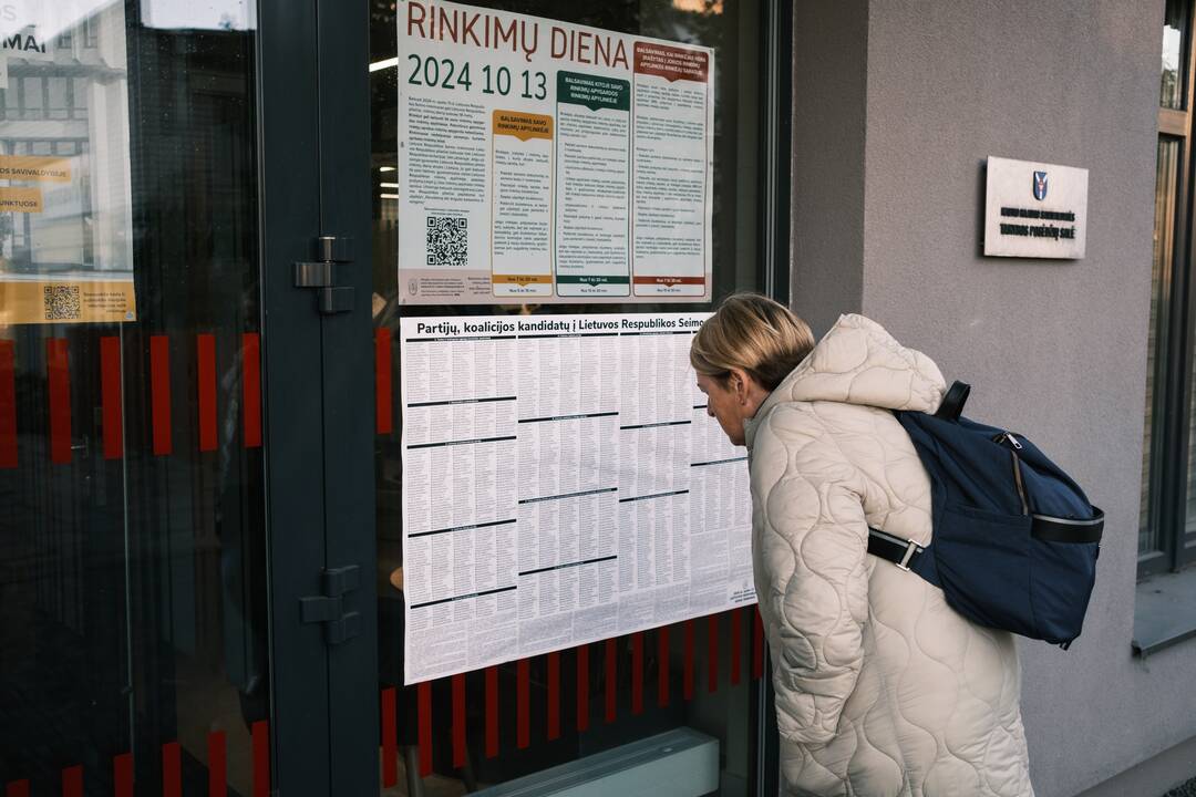 Paskutinė išankstinių Seimo rinkimų diena Kaune