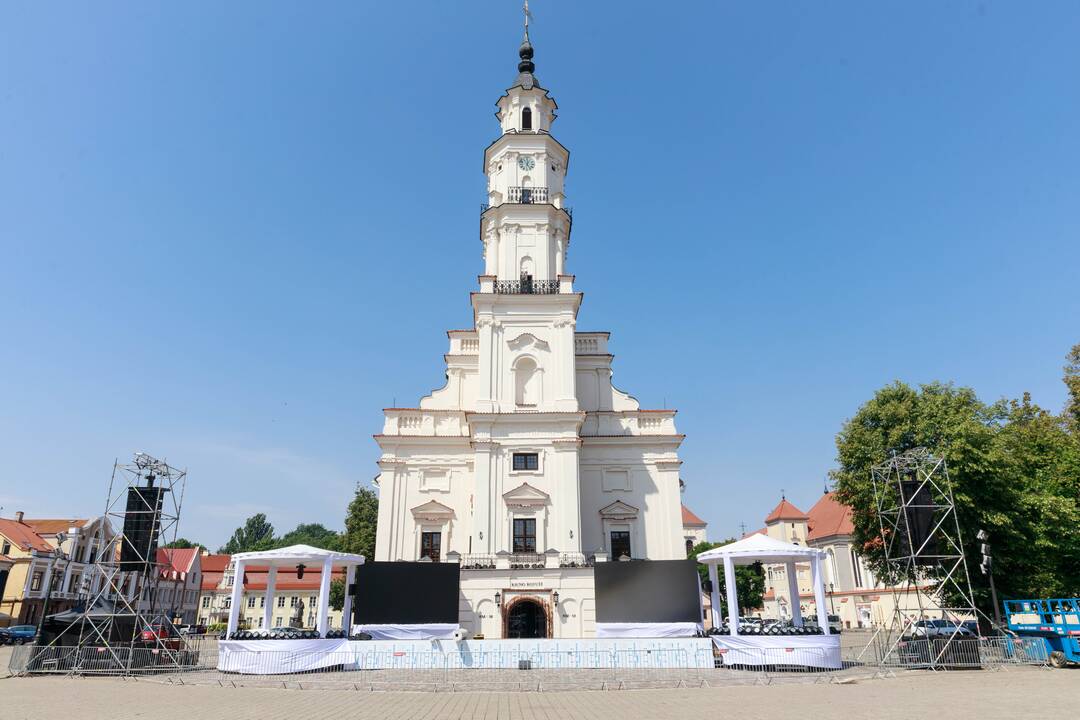 Kauno rotušės atnaujinimo pristatymas