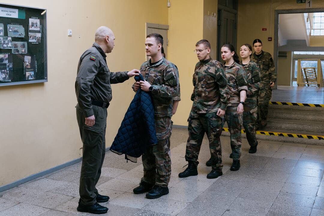 Ekstremalios situacijos pratybos licėjuje