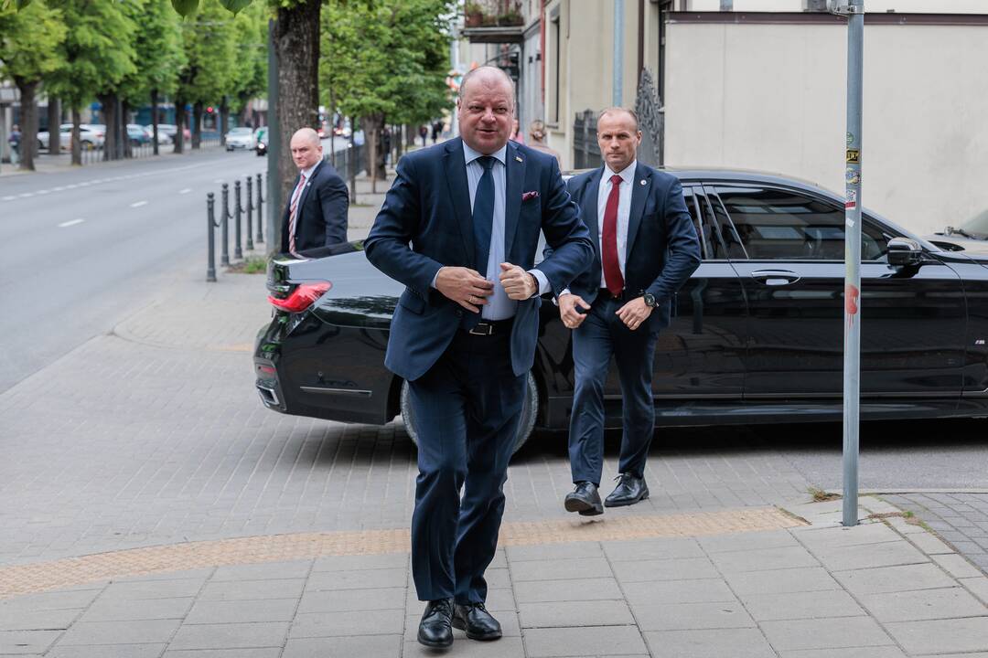 „Kauno dienos“ redakcijoje lankėsi Saulius Skvernelis