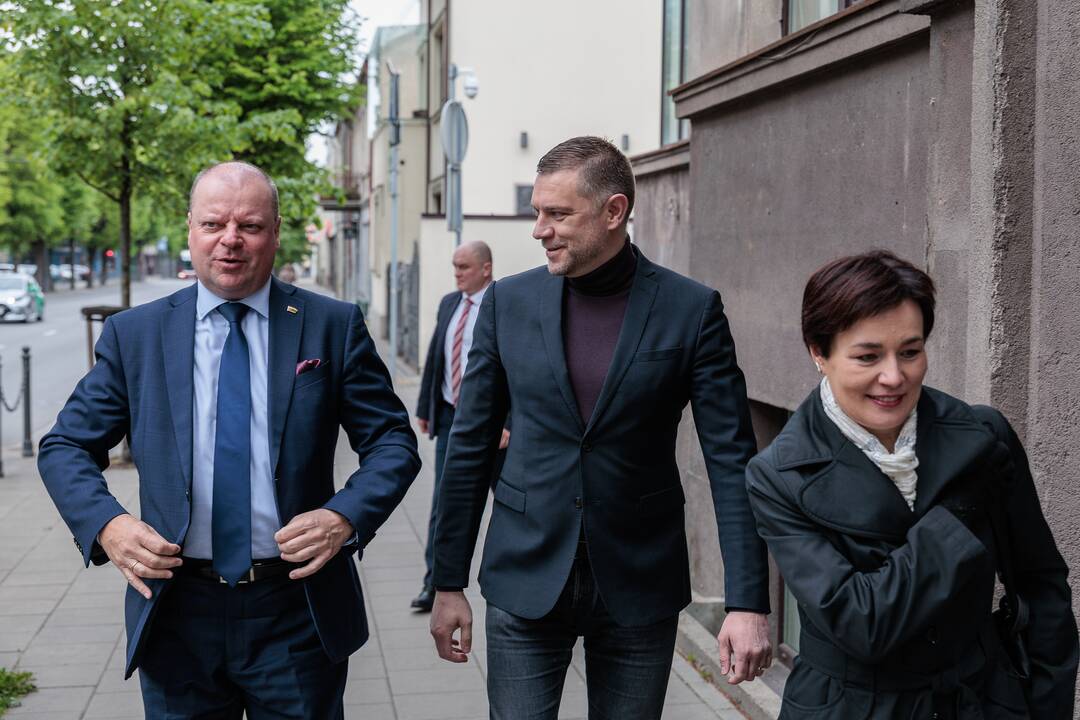 „Kauno dienos“ redakcijoje lankėsi Saulius Skvernelis