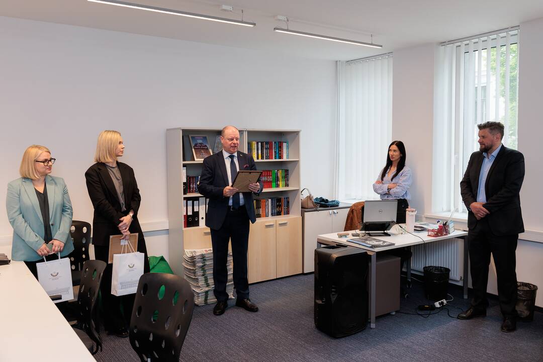„Kauno dienos“ redakcijoje lankėsi Saulius Skvernelis