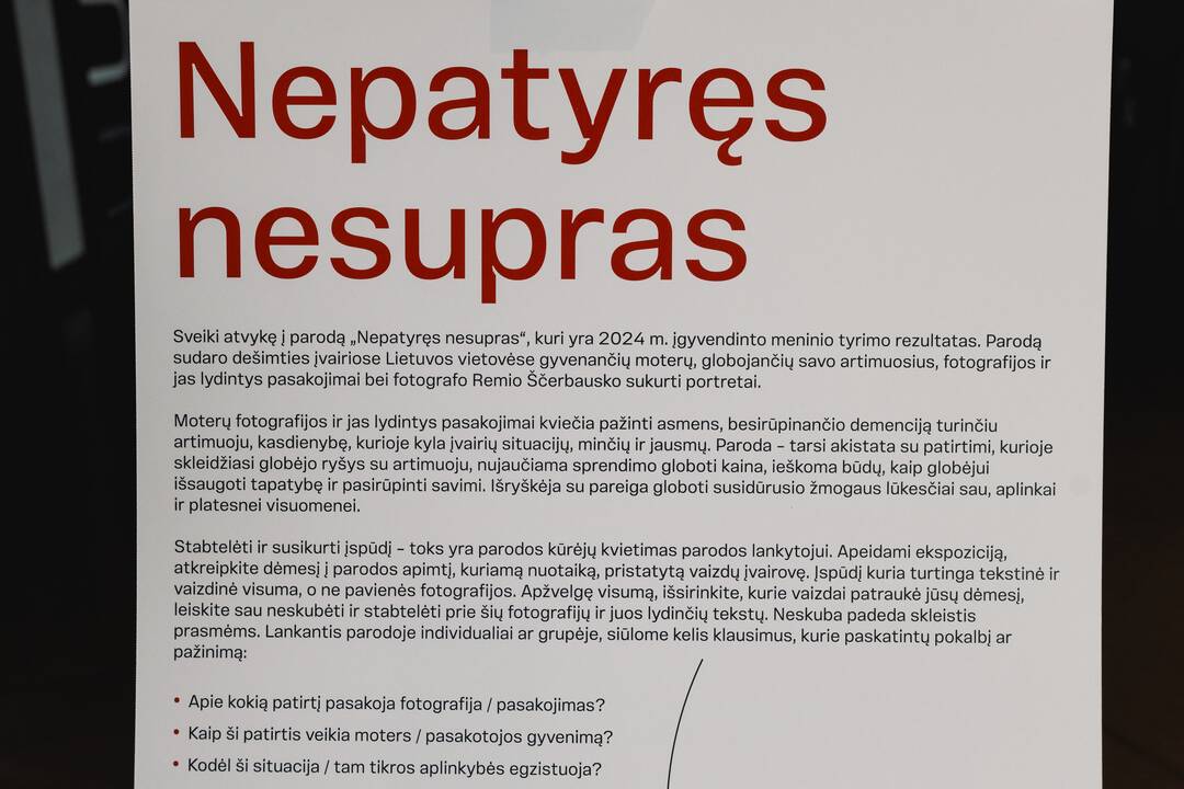 „Žalgirio“ arenoje – paroda „Nepatyręs nesupras“