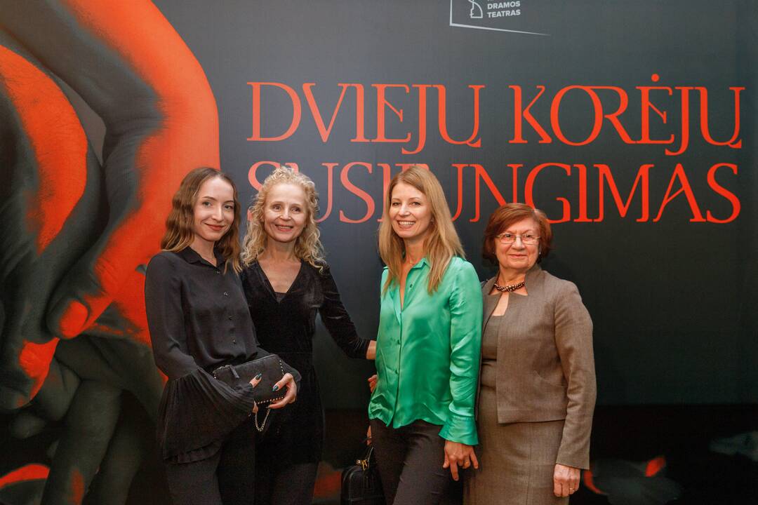 Garbūs svečiai atvyko į A. Areimos premjerą „Dviejų Korėjų susijungimas“