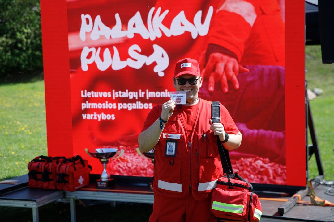 Žaidynės „Palaikau pulsą“ Santakos parke
