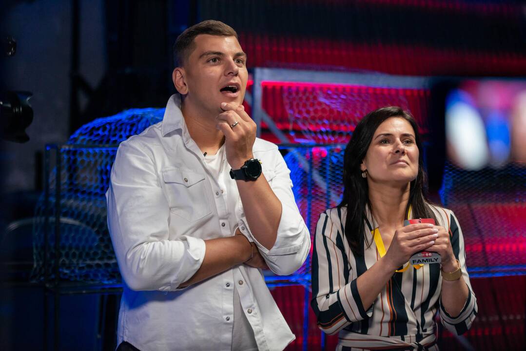 Donatas Montvydas (kairėje), Monika Marija, Mantas Jankavičius