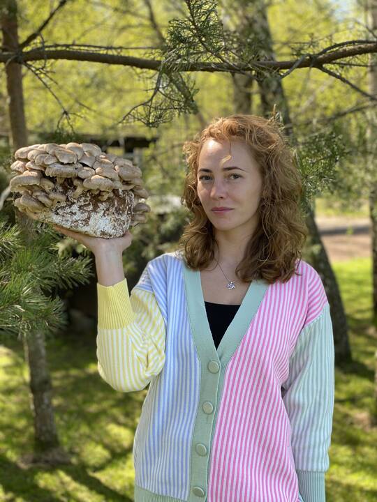 Aistruolė: A. Varnę domina viskas, kas tik susiję su grybais: knygos, filmai, patiekalai.