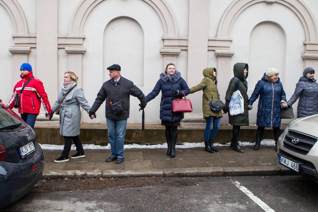 Protestas „Paskutinis skambutis“