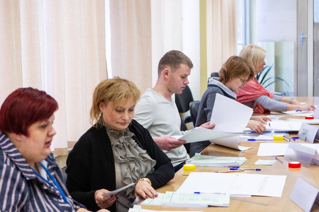 Lietuviai balsuoja savivaldybių tarybų ir merų rinkimuose