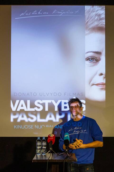 Filmo „Valstybės paslaptis“ pristatymas