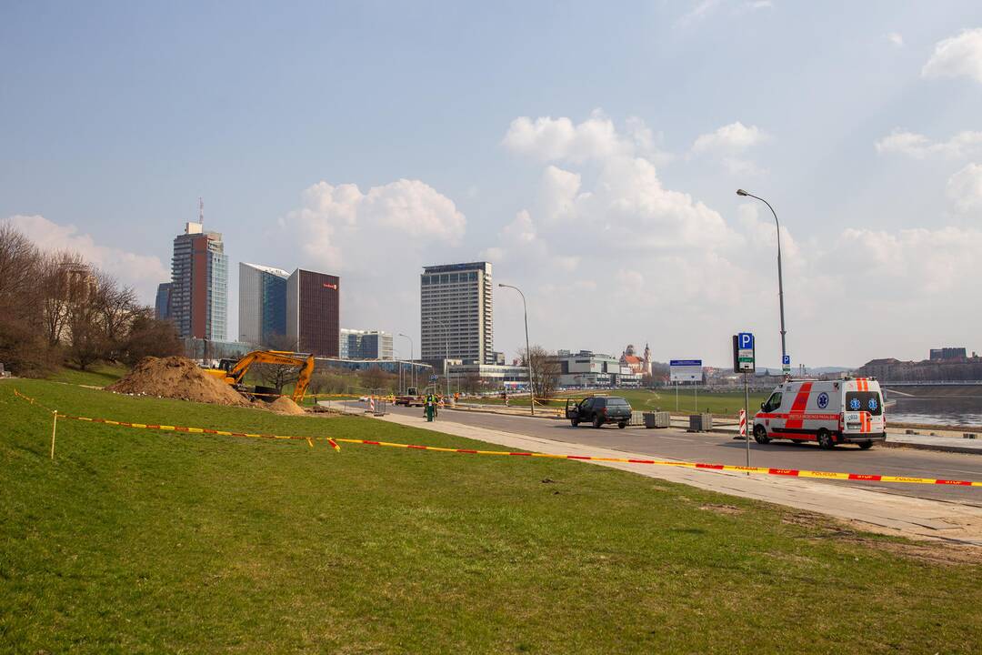Aviacinė bomba Vilniaus centre