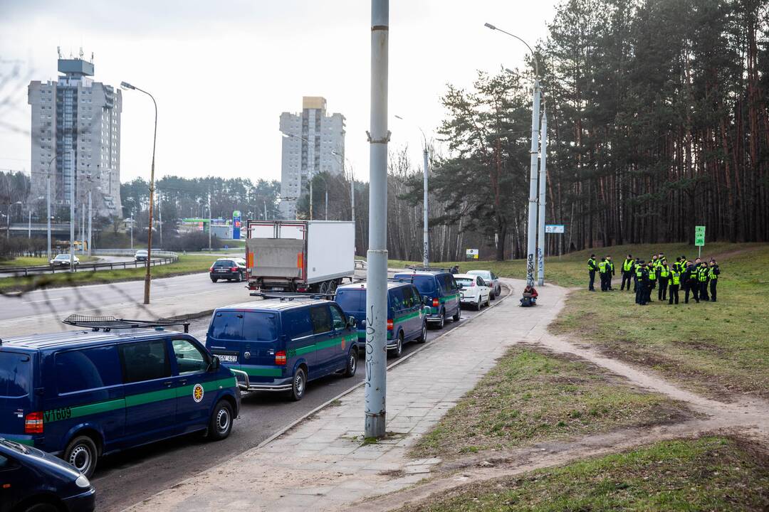Galimai pagrobtos mergaitės paieška Vilniuje