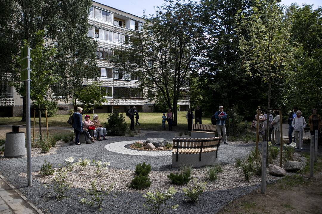 Žaliosios salelės Viršuliškėse atidarymas
