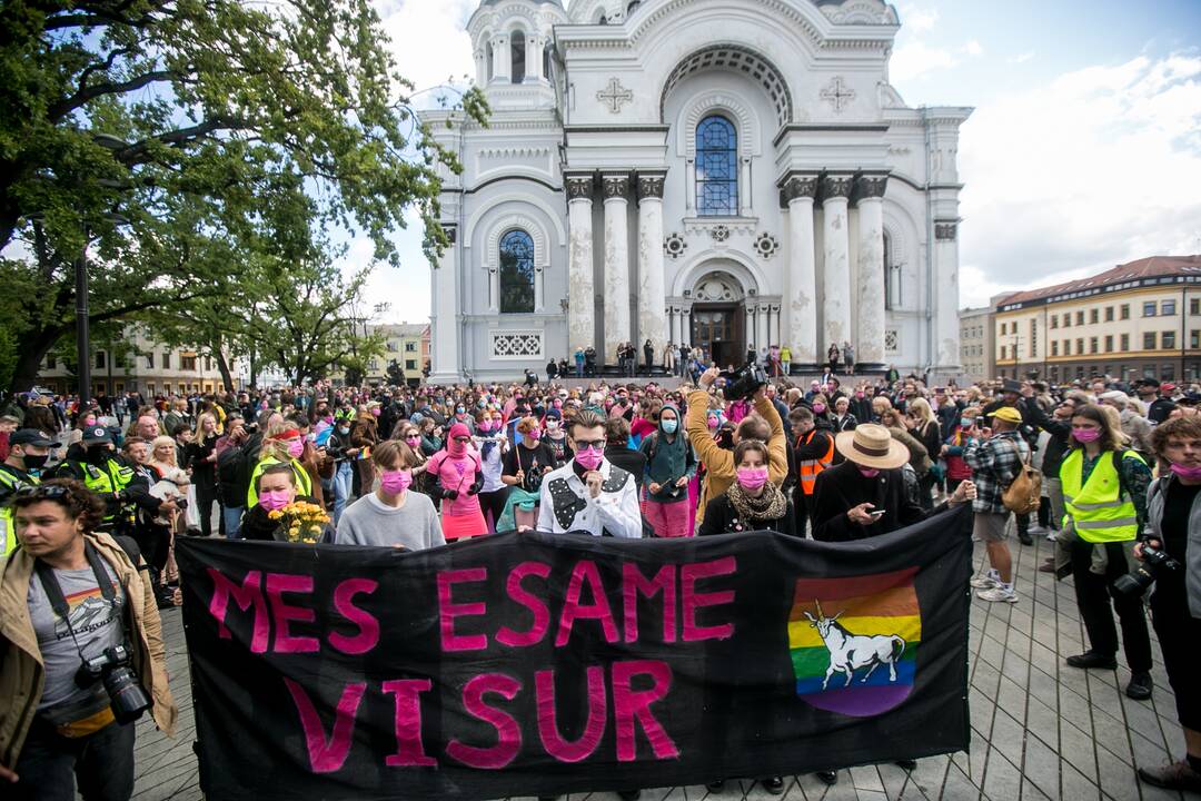 Tūkstantinė „Kaunas Pride“ eisena