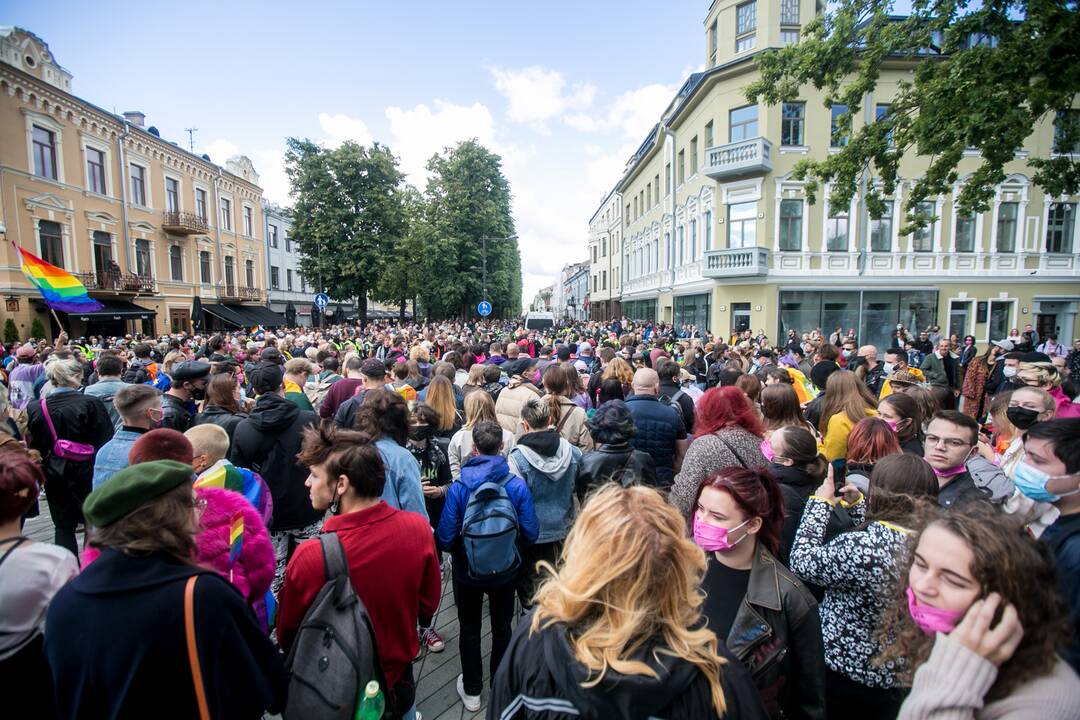 Tūkstantinė „Kaunas Pride“ eisena