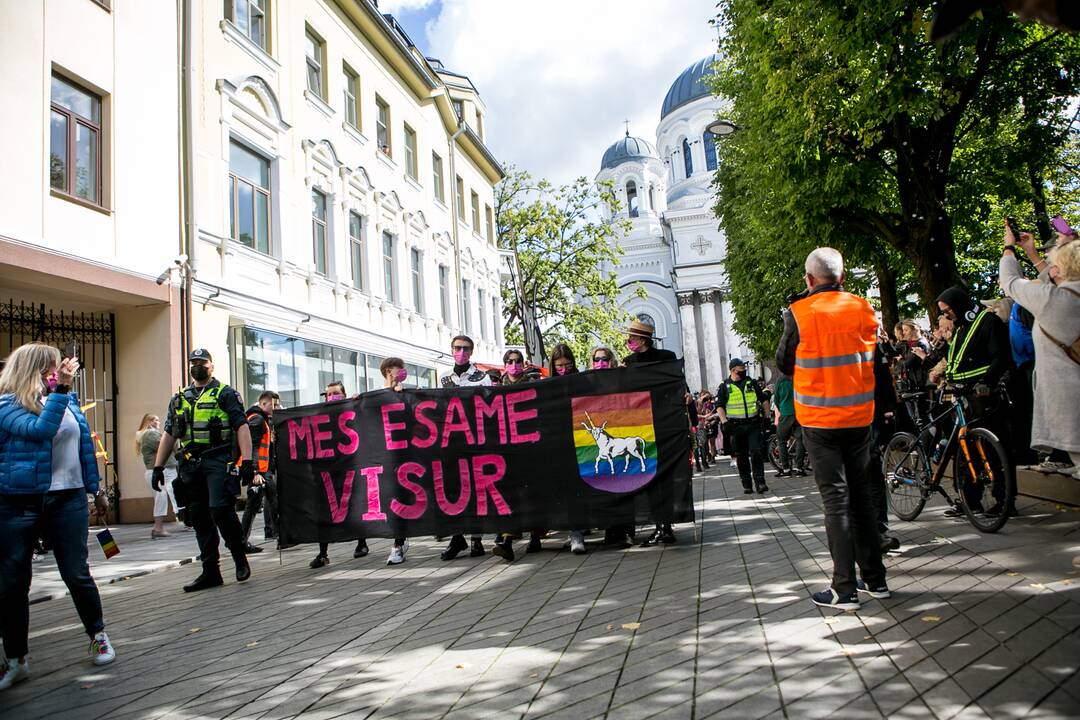 Tūkstantinė „Kaunas Pride“ eisena