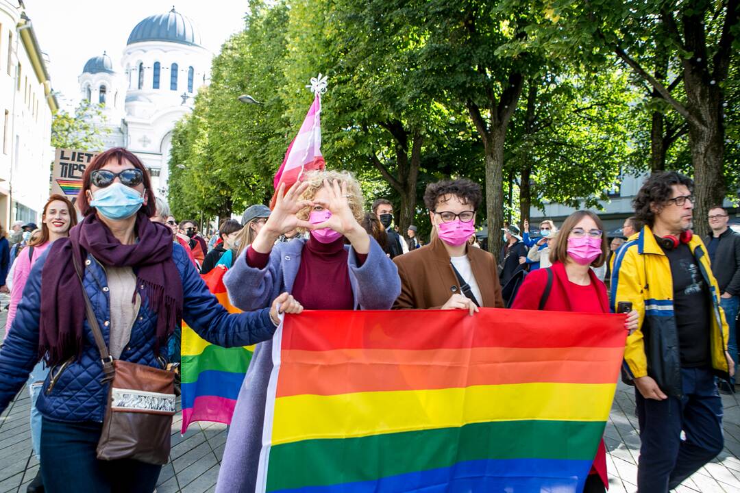Tūkstantinė „Kaunas Pride“ eisena