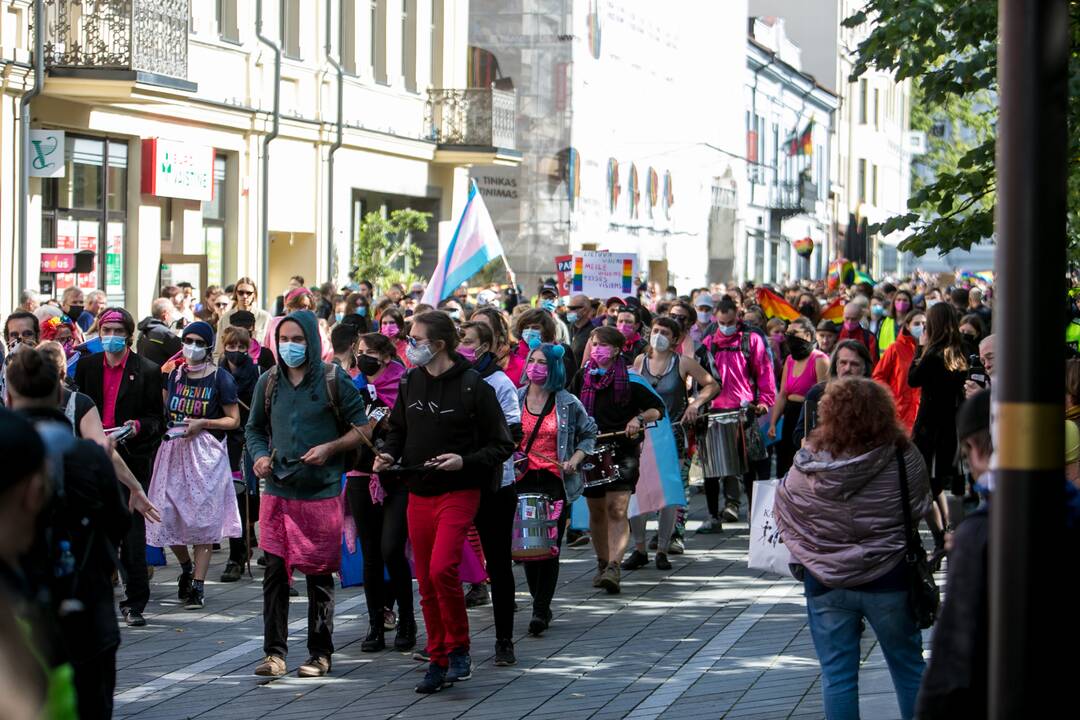 Tūkstantinė „Kaunas Pride“ eisena