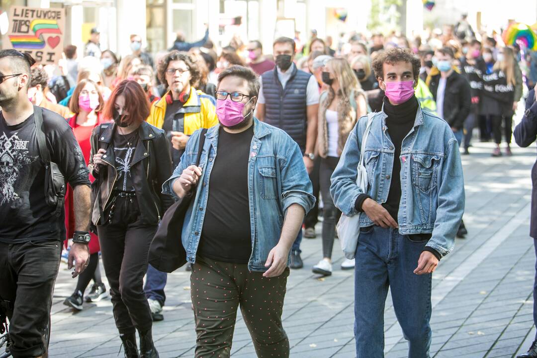 Tūkstantinė „Kaunas Pride“ eisena